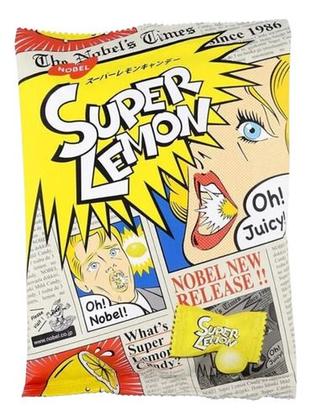 Kit 2 Pacotes Balas Azedas Super Lemon E Super Cola Japão - Nobel