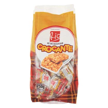 Imagem de Kit 2 pacotes de Doce Pé De Moleque Crocante Rio 750 gramas