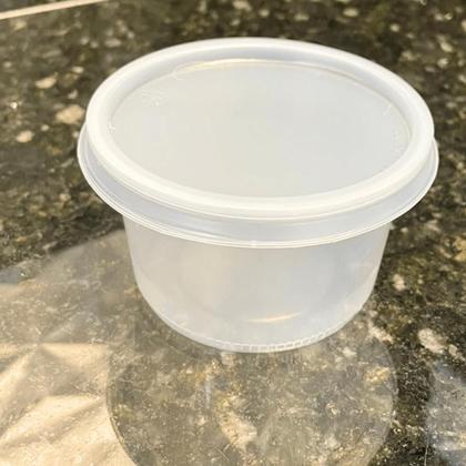 Imagem de Kit 2 Pacotes de Potes de 200ml P-13 Translúcido PS sem tampa Copaza com 50 unidades