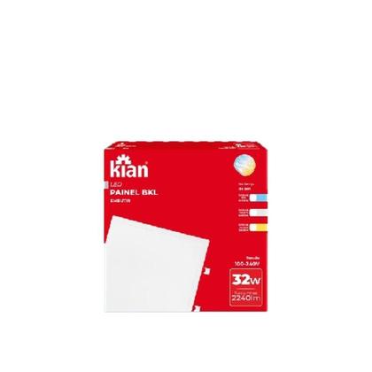 Imagem de Kit 2 Painéis Embutir BKL 32w Quadrada 40x40 Bivolt Kian