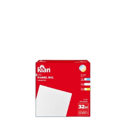 Imagem de Kit 2 Painéis Sobrepor BKL 32w Quadrada 40x40 Bivolt Kian