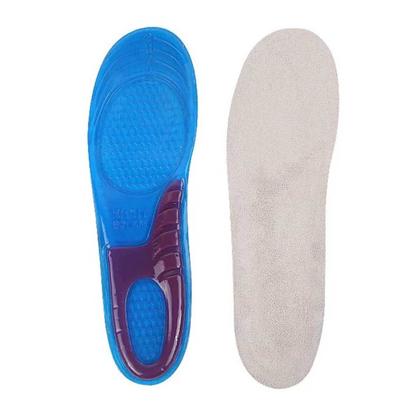 Imagem de Kit 2 Palmilha Silicone Gel Ortopédica Anti Impacto Pés Calcanhar Calcanheira Esporão Tendão de Aquiles