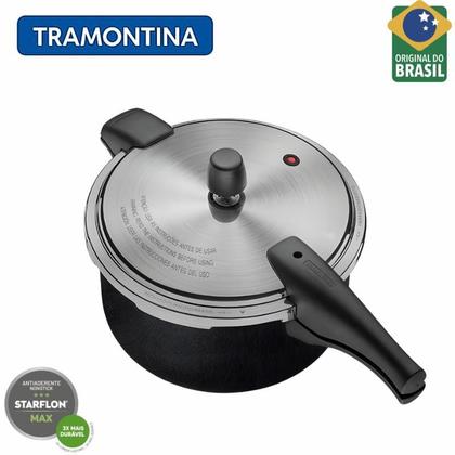 Imagem de KIT 2 panelas de pressão TRAMONTINA 4.5l e 6l ORIGINAL