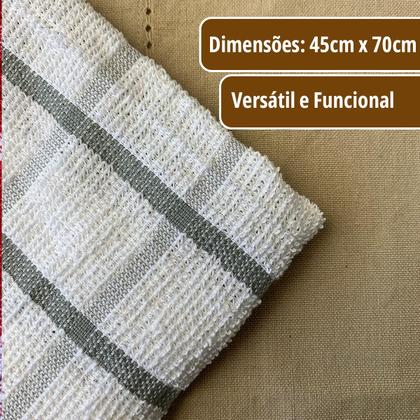 Imagem de Kit 2 Pano de Prato Copa Cozinha Absorvente Atoalhado Qua Cz