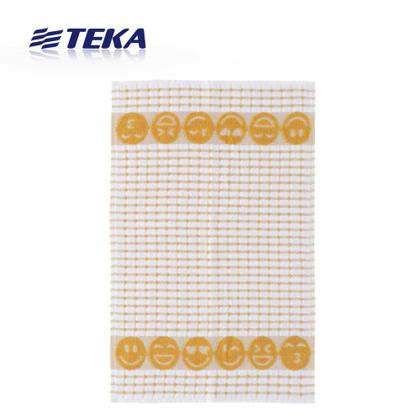 Imagem de Kit 2 Panos de Copa Felpudo Teka Gourmet - Banana e Emojis