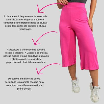 Imagem de Kit 2 Pantacourt de Malha Moda Feminina