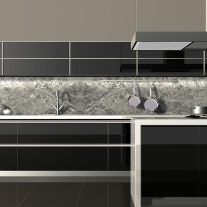 Imagem de Kit 2 Papel Adesivo de Vinil Preto Lavavel Laca Alto Brilho 10M