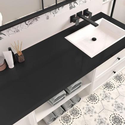 Imagem de Kit 2 Papel Adesivo de Vinil Preto Lavavel Laca Alto Brilho 10M