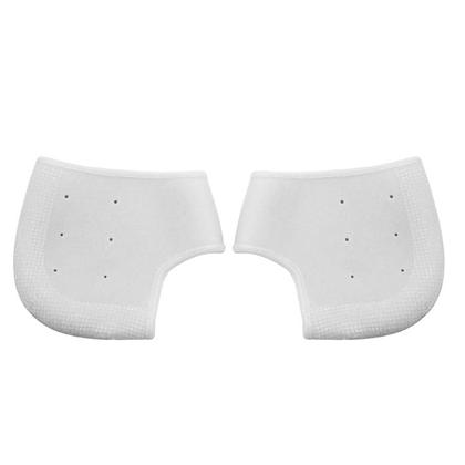 Imagem de Kit 2 Par De Protetor Calcanhar Meia Palmilha Silicone Gel Macio Conforto Mulher e Homem