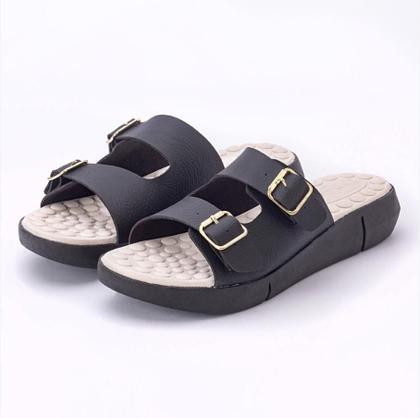 Imagem de Kit 2 Pares Chinelo Ortopédico  Fivela Macio Massageador