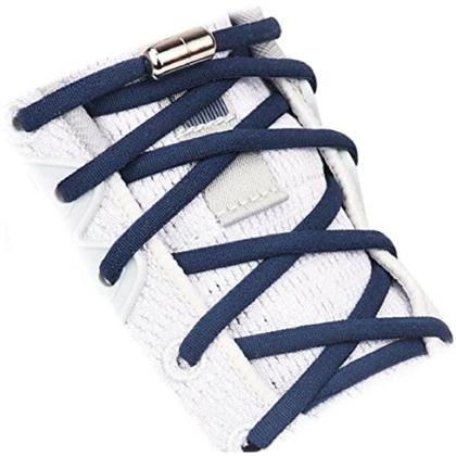 Imagem de Kit 2 Pares de Cadarcos Elasticos Top Walk com Fechamento em Rosca Metalica