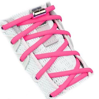 Imagem de Kit 2 Pares de Cadarcos Elasticos Top Walk com Fechamento em Rosca Metalica