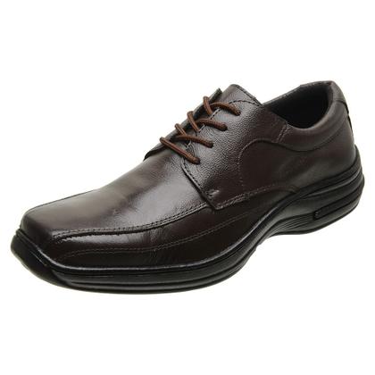 Imagem de Kit 2 Pares de Sapatos Casual Masculinos Confortável Couro Nobre Macio