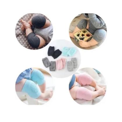 Imagem de Kit 2 Pares Joelheira Protetor Joelho Bebê Antiderrapante