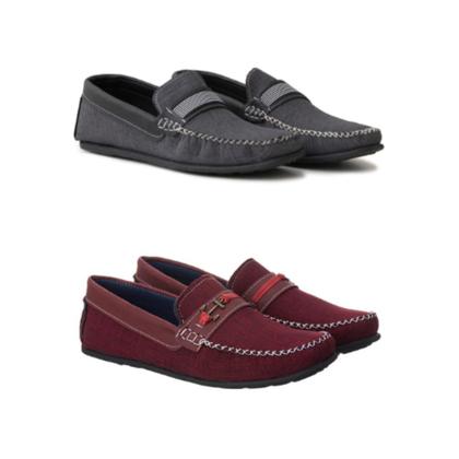 Imagem de KIT 2 Pares Mocassim Sapatilha Masculina Ideal para o dia a dia com o melhor preço