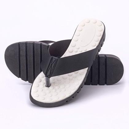 Imagem de Kit 2 Pares Sandália Chinelo Ortopédico Feminino Rasteira Massageadora Confortável Macia