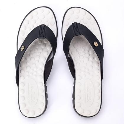 Imagem de Kit 2 Pares Sandália Feminina Ortopédica Massageadora + Rasteirinha Para Esporão Fascite Plantar