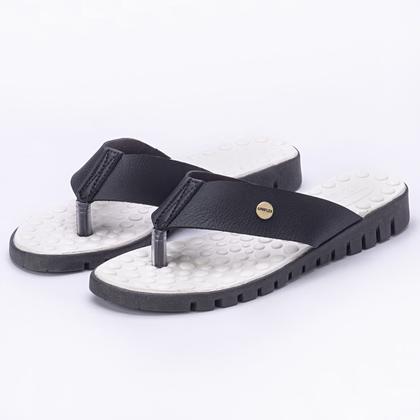 Imagem de Kit 2 Pares Sandália Feminina Ortopédica Massageadora + Rasteirinha Para Esporão Fascite Plantar