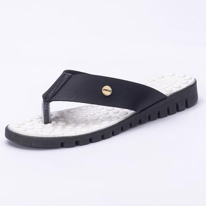 Imagem de Kit 2 Pares Sandália Feminina Ortopédica Massageadora + Rasteirinha Para Esporão Fascite Plantar