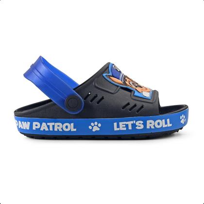 Imagem de Kit 2 Pares Sandália Papete Babuche Infantil Com Copo Patrulha Canina Masculino Novo