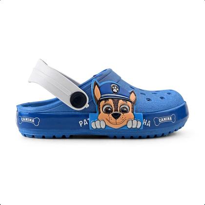 Imagem de Kit 2 Pares Sandália Papete Babuche Infantil Com Copo Patrulha Canina Masculino Novo