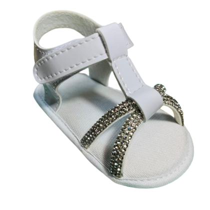 Imagem de Kit 2 Pares Sandálias Tiras Em Strass Para Bebê Menina