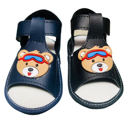 Imagem de Kit 2 Pares Sandálias Urso Para Bebê Menino