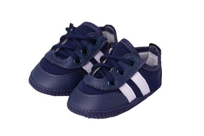 Imagem de Kit 2 Pares Sapatinho De Bebê Tênis + Touca Gorro Soft Ref.211