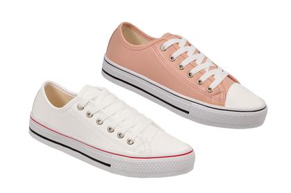 Imagem de Kit 2 Pares Tênis All One Star Casual Feminino Conection