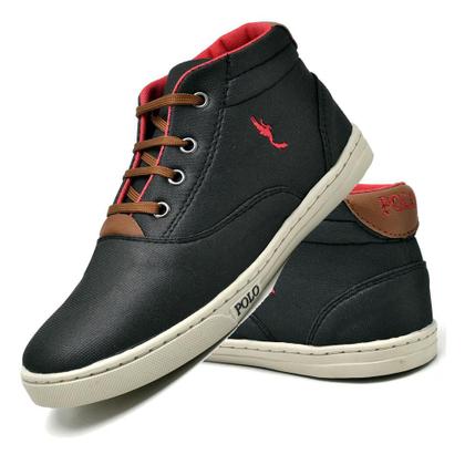 Imagem de Kit 2 Pares Tênis Casual Infantil Menino Cano Alto Conforto