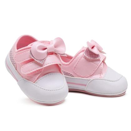 Imagem de Kit 2 Pares Tênis de bebê + Sandália Infantil Menina Verão Baby kids