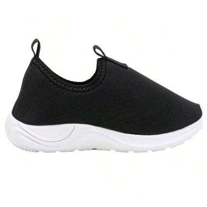 Imagem de Kit 2 Pares Tênis Infantil Menina Calce Fácil e Babuche Personagem Stitch Sandália Confortável Macia