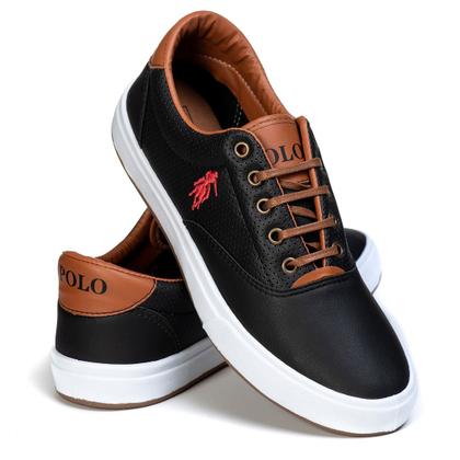 Imagem de kit 2 pares tenis masculino da polo Open casual dia a dia