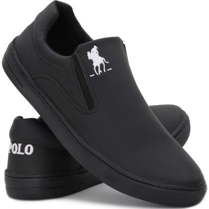 Imagem de Kit 2 Pares Tênis Slip On Casual Hfast Shoes com Elástico e Sola Reta Costurada