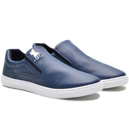 Imagem de Kit 2 Pares Tênis Slip On Casual Hfast Shoes com Elástico e Sola Reta Costurada