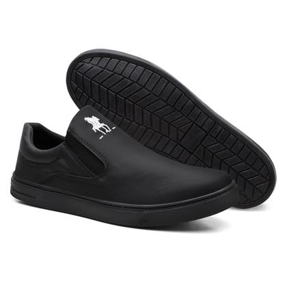 Imagem de Kit 2 Pares Tênis Slip On Casual Hfast Shoes com Elástico e Sola Reta Costurada