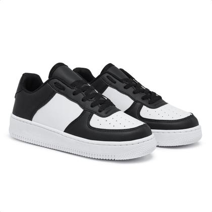 Imagem de Kit 2 Pares Tênis Sneakers Casual Feminino e Masculino Moda Blogueira
