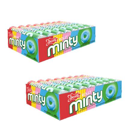 Imagem de Kit 2/ Pastilha Rolly Minty FRUIT Docile 16x29g