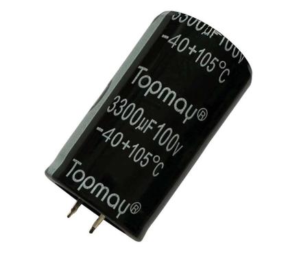 Imagem de Kit 2 pçs capacitor eletrolitico 3300x100v - 3300uf x 100v