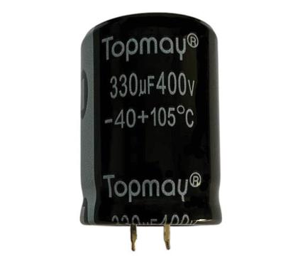 Imagem de Kit 2 pçs - capacitor eletrolitico 330x400v - 330uf x 400v