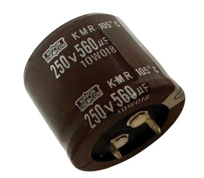 Imagem de Kit 2 pçs - capacitor eletrolitico 560x250v - 560uf x 250v