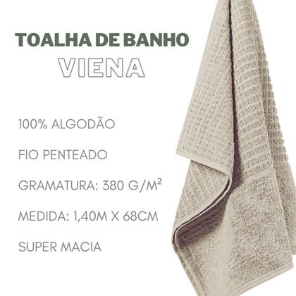 Imagem de Kit 2 Pçs Toalha de Banho Viena