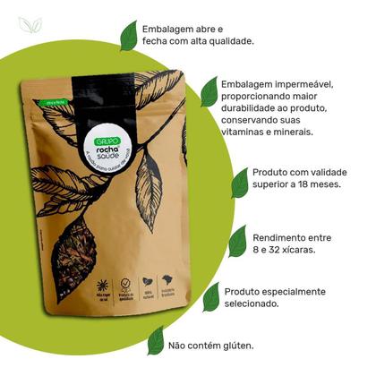 Imagem de Kit 2 Pct Chá De Mutamba - Guazuma Ulmifolia L. - 100G