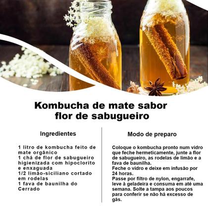 Imagem de Kit 2 Pct Chá De Sabugueiro - Sambucus Nigra - L. 50G Cada