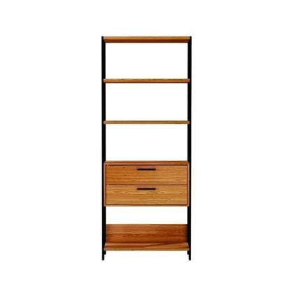 Imagem de Kit 2 Peças 100% Mdf com Escrivaninha em L e Estante para Livros