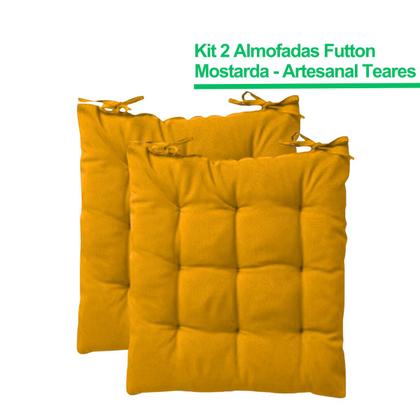 Imagem de Kit 2 Peças Almofadas Clássica Futton Liso Design Versátil Multiuso