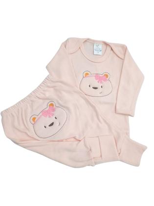 Imagem de Kit 2 Peças, Body + Mijão Bordado 100% Algodão Para Bebê, Menino e Menina