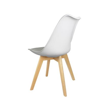 Imagem de KIT 2 Peças Cadeira Eames Leda Branca Luxo Casa Escritório Combo