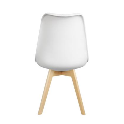Imagem de KIT 2 Peças Cadeira Eames Leda Branca Luxo Casa Escritório Combo
