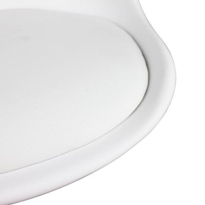 Imagem de KIT 2 Peças Cadeira Eames Leda Branca Luxo Casa Escritório Combo